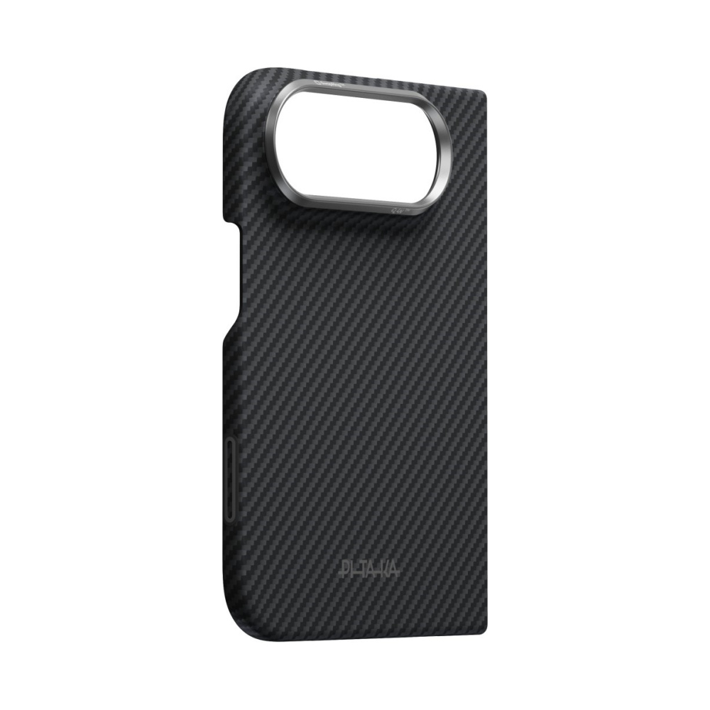 coque iphone duo edge case pitaka noir et gris