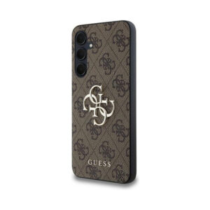 Coque Galaxy A35 5G Guess 4G Big Metal Logo brune — visuel 2