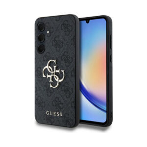 Coque Galaxy A35 5G Guess 4G Big Metal Logo noire