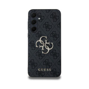 Coque Galaxy A35 5G Guess 4G Big Metal Logo noire — visuel 3