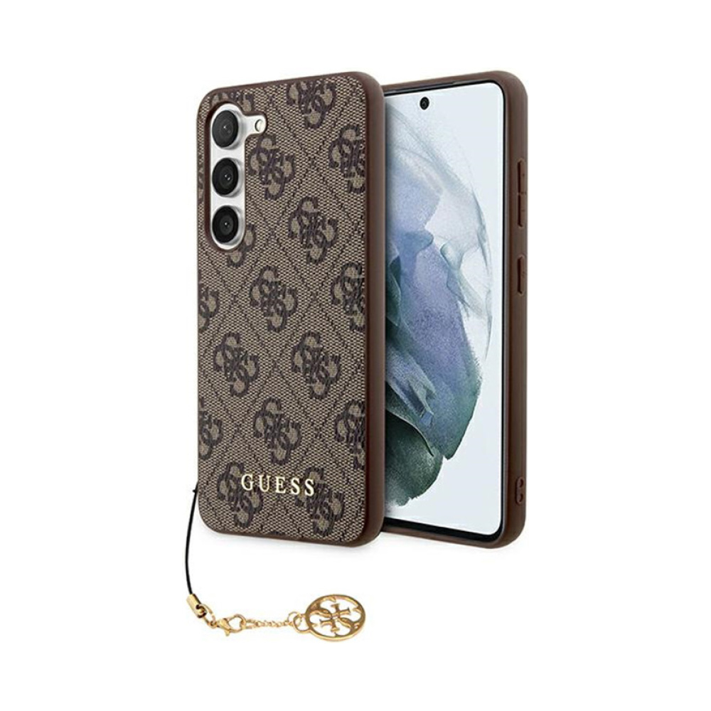 Coque Galaxy A35 5G Guess 4G Charms Collection brune