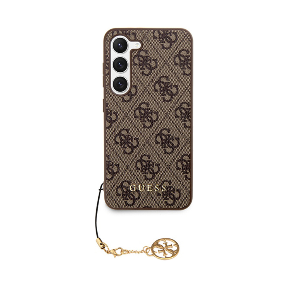 Coque Galaxy A35 5G Guess 4G Charms Collection brune — visuel 3