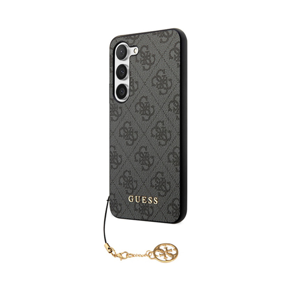 Coque Galaxy A35 5G Guess 4G Charms Collection noire — visuel 2