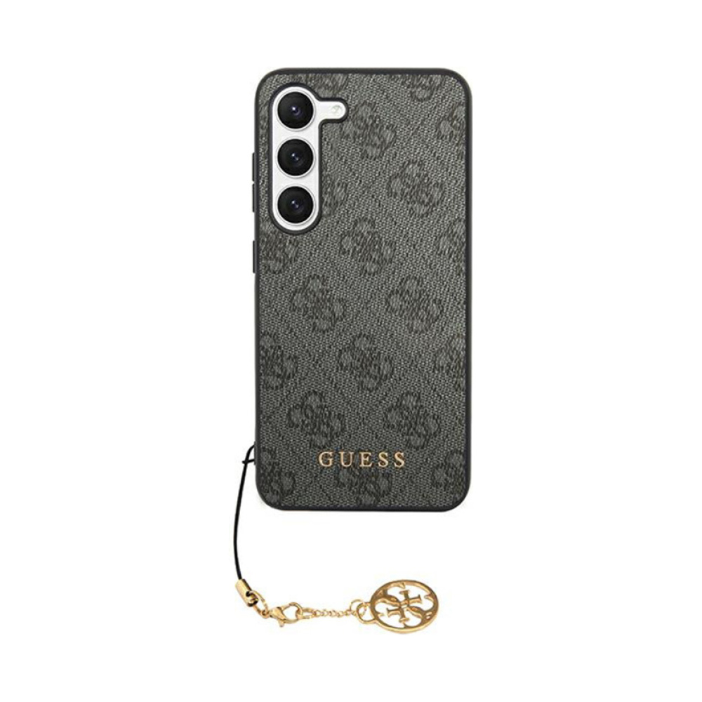 Coque Galaxy A35 5G Guess 4G Charms Collection noire — visuel 3