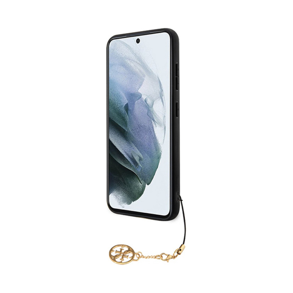 Coque Galaxy A35 5G Guess 4G Charms Collection noire — visuel 5