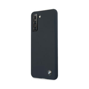 Coque Galaxy S21+ BMW Silicone Signature Logo bleu marine — visuel 2