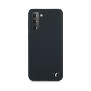Coque Galaxy S21+ BMW Silicone Signature Logo bleu marine — visuel 3