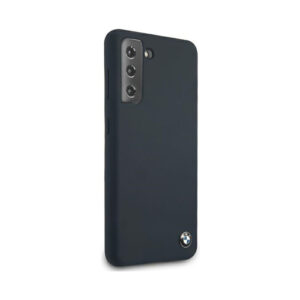 Coque Galaxy S21+ BMW Silicone Signature Logo bleu marine — visuel 4