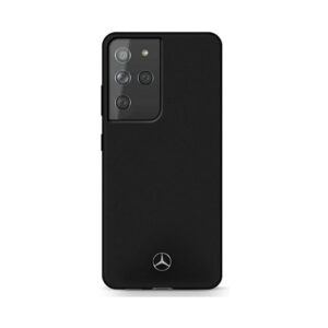 Coque Galaxy S21 Ultra Mercedes Silicone Line noire