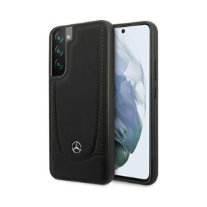 Coque Galaxy S22+ Mercedes Leather Urban Line noire