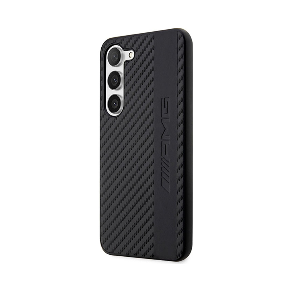 Coque Galaxy S23+ AMG Carbon Stripe & Embossed noire — visuel 2
