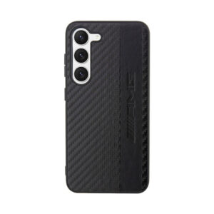 Coque Galaxy S23 AMG Carbon Stripe & Embossed noire — visuel 3