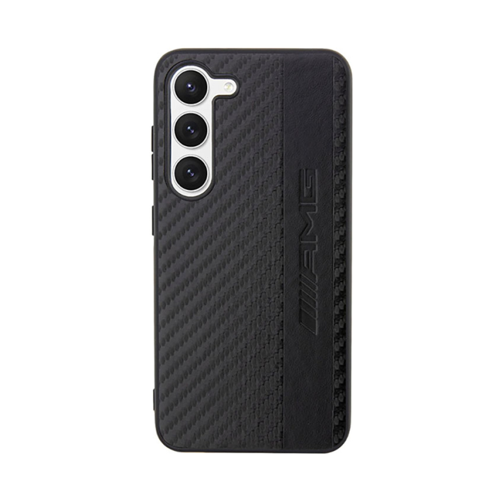 Coque Galaxy S23+ AMG Carbon Stripe & Embossed noire — visuel 3