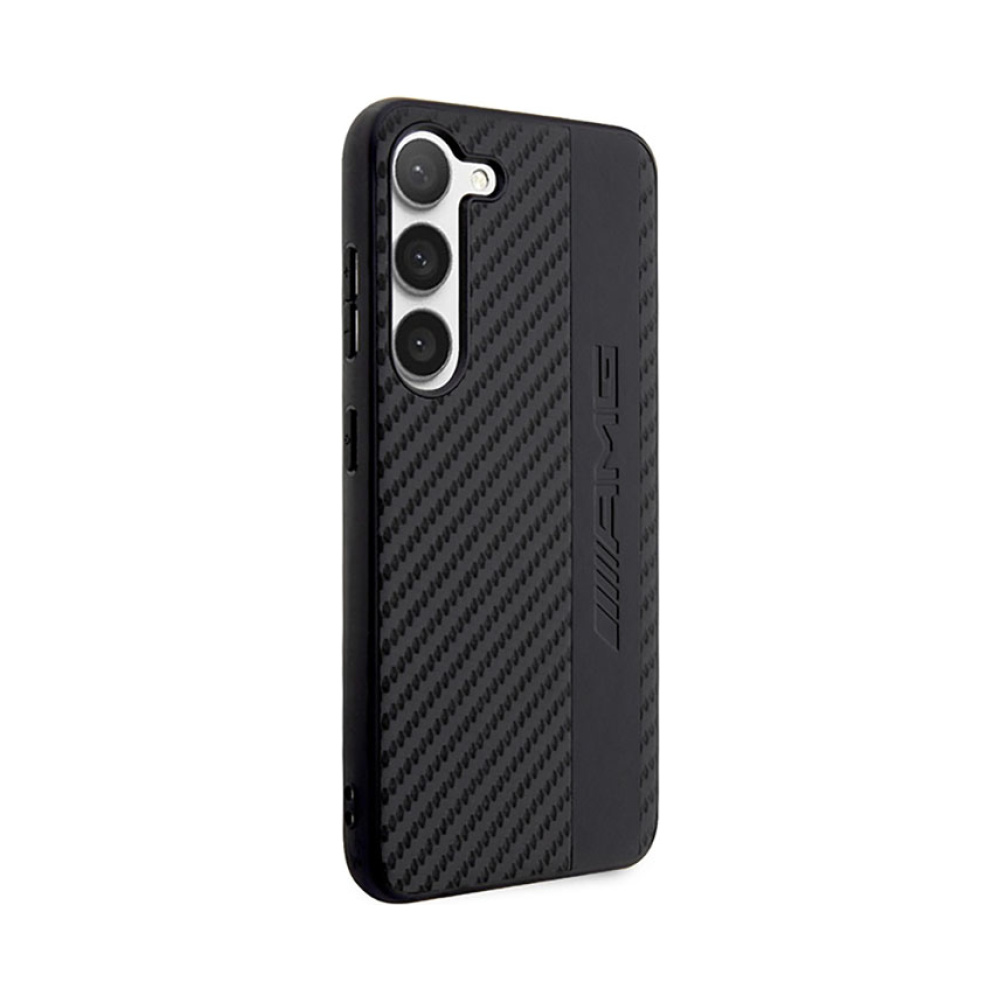 Coque Galaxy S23 AMG Carbon Stripe & Embossed noire — visuel 4