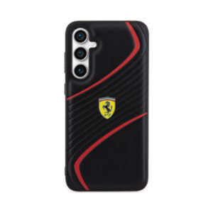 Coque Galaxy S23 FE Ferrari Twist Metal Logo - Samsung noire — visuel 3