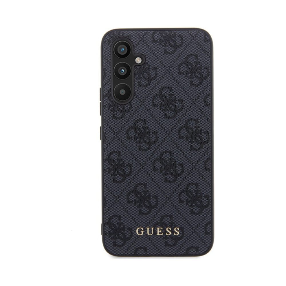 Coque Galaxy S23 FE Guess 4G Metal Gold Logo - Samsung grise — visuel 3