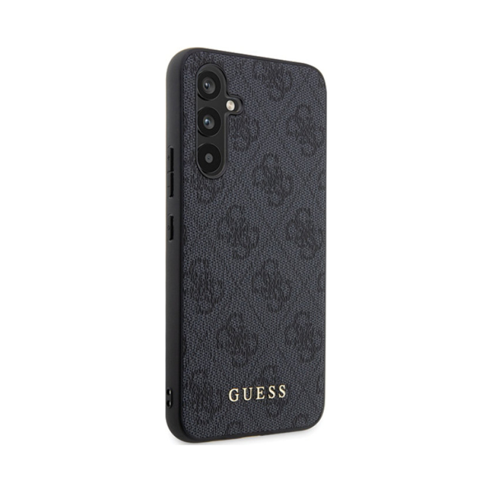 Coque Galaxy S23 FE Guess 4G Metal Gold Logo - Samsung grise — visuel 4