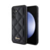 Coque Galaxy S23 FE Guess Quilted Metal Logo - Samsung noire
