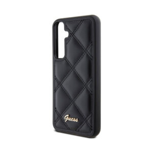 Coque Galaxy S23 FE Guess Quilted Metal Logo - Samsung noire — visuel 5