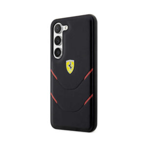 Coque Galaxy S23 Ferrari Hot Stamp Lines noire — visuel 2