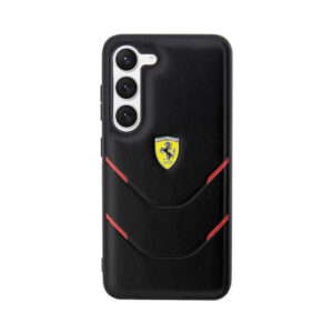 Coque Galaxy S23+ Ferrari Hot Stamp Lines noire — visuel 3