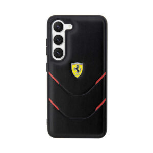 Coque Galaxy S23 Ferrari Hot Stamp Lines noire — visuel 3