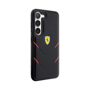 Coque Galaxy S23+ Ferrari Hot Stamp Lines noire — visuel 4