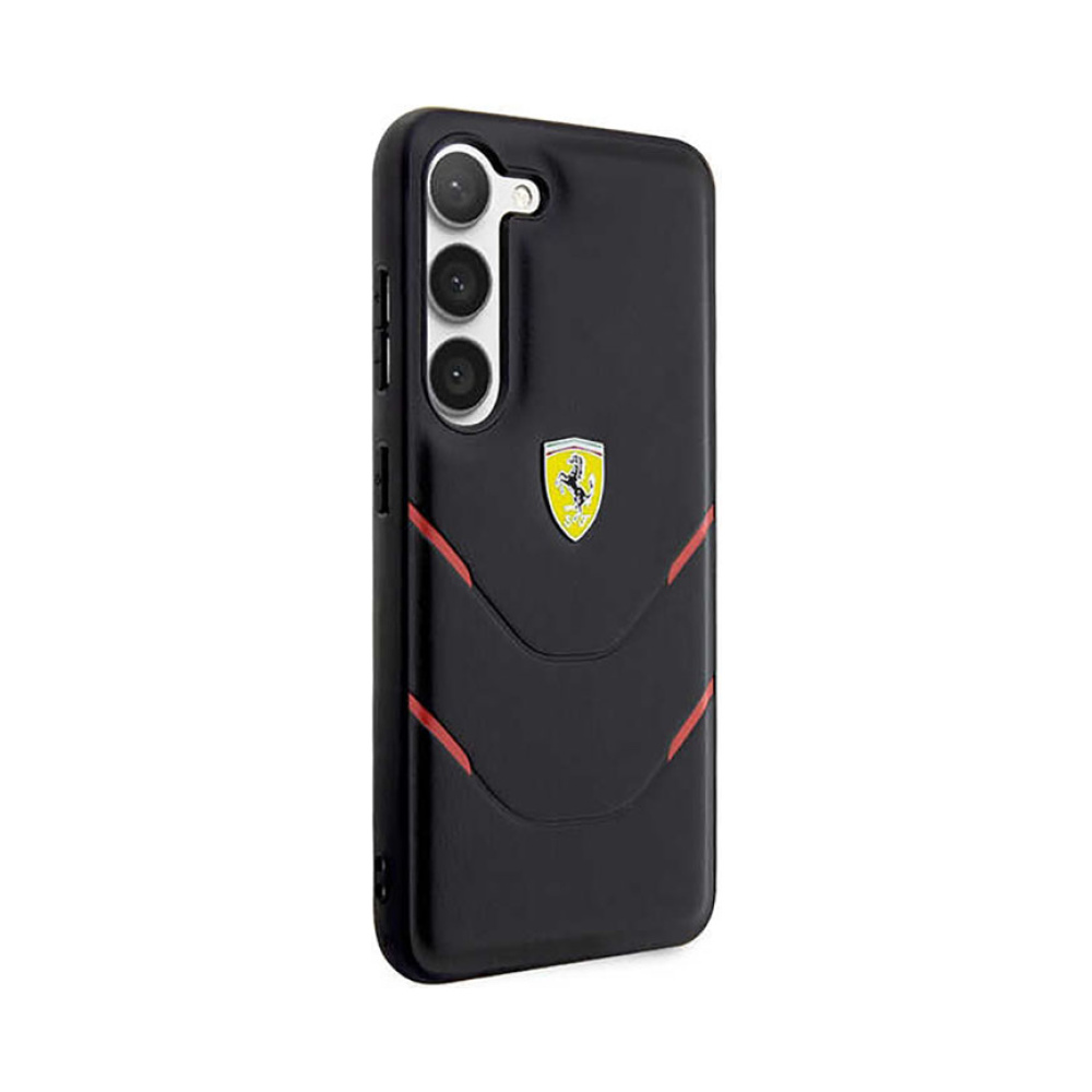 Coque Galaxy S23+ Ferrari Hot Stamp Lines noire — visuel 4