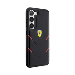 Coque Galaxy S23 Ferrari Hot Stamp Lines noire — visuel 4