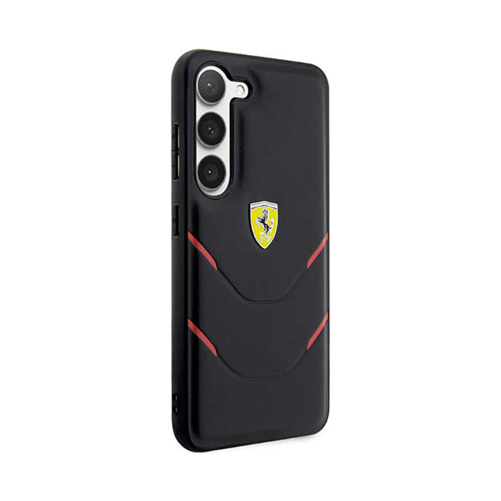 Coque Galaxy S23 Ferrari Hot Stamp Lines noire — visuel 4