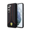 Coque Galaxy S23 Ferrari Perforated 296P Collection noire