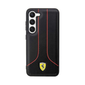 Coque Galaxy S23 Ferrari Perforated 296P Collection noire — visuel 3