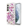 Coque Galaxy S23+ Guess Flower Collection blanche