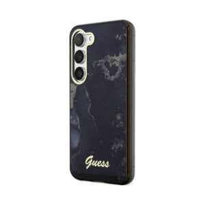 Coque Galaxy S23+ Guess Golden Marble Collection noire — visuel 2