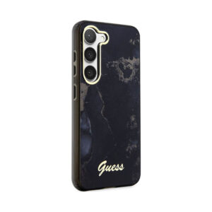 Coque Galaxy S23 Guess Golden Marble Collection noire — visuel 4