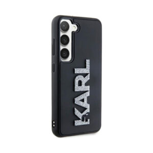 Coque Galaxy S23 Karl Lagerfeld 3D Rubber Glitter Logo - Samsung noire — visuel 4