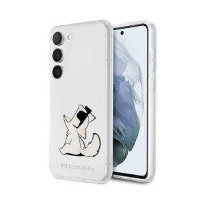 Coque Galaxy S23+ Karl Lagerfeld Choupette Fun transparente