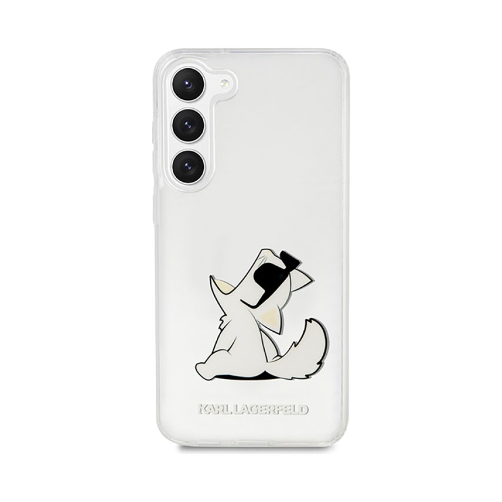 Coque Galaxy S23+ Karl Lagerfeld Choupette Fun transparente — visuel 3