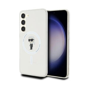 Coque Galaxy S23+ Karl Lagerfeld IML Ikonik MagSafe transparente