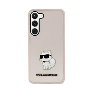 Coque Galaxy S23+ Karl Lagerfeld IML NFT Choupette rose