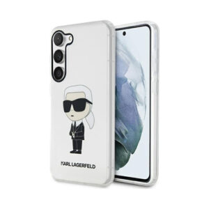 Coque Galaxy S23 Karl Lagerfeld IML NFT Ikonik transparente