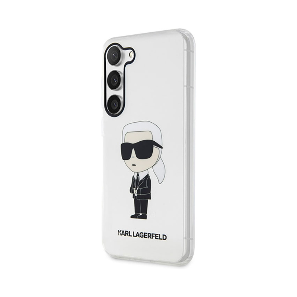 Coque Galaxy S23 Karl Lagerfeld IML NFT Ikonik transparente — visuel 2