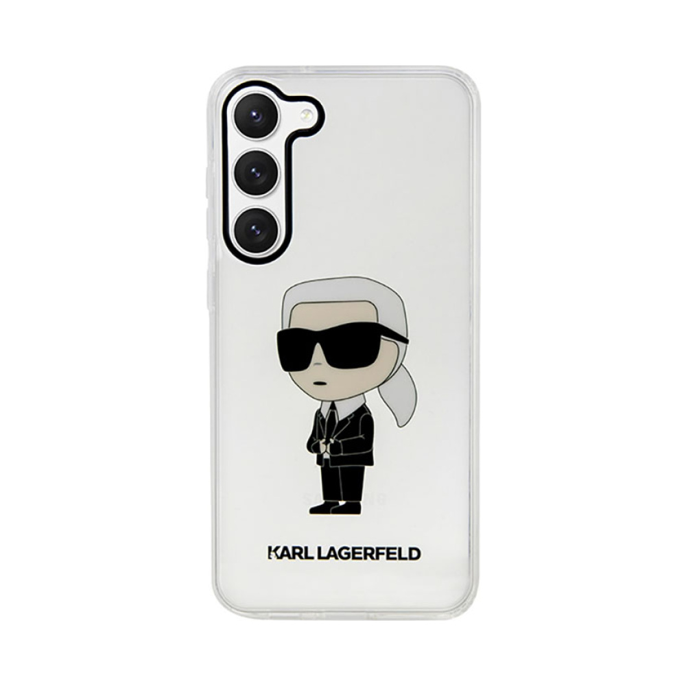 Coque Galaxy S23 Karl Lagerfeld IML NFT Ikonik transparente — visuel 3