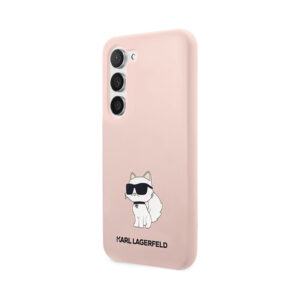Coque Galaxy S23+ Karl Lagerfeld Silicone NFT Choupette rose — visuel 2