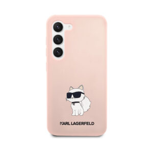Coque Galaxy S23+ Karl Lagerfeld Silicone NFT Choupette rose — visuel 3
