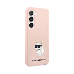 Coque Galaxy S23+ Karl Lagerfeld Silicone NFT Choupette rose — visuel 4