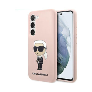 Coque Galaxy S23+ Karl Lagerfeld Silicone NFT Ikonik rose