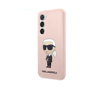 Coque Galaxy S23+ Karl Lagerfeld Silicone NFT Ikonik rose — visuel 2