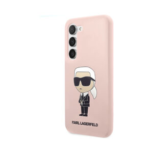 Coque Galaxy S23 Karl Lagerfeld Silicone NFT Ikonik rose — visuel 2