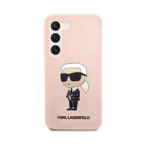 Coque Galaxy S23 Karl Lagerfeld Silicone NFT Ikonik rose — visuel 3